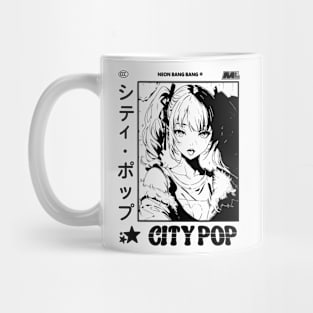 Retro Manga City Pop Vaporwave Aesthetic Anime #1 Mug